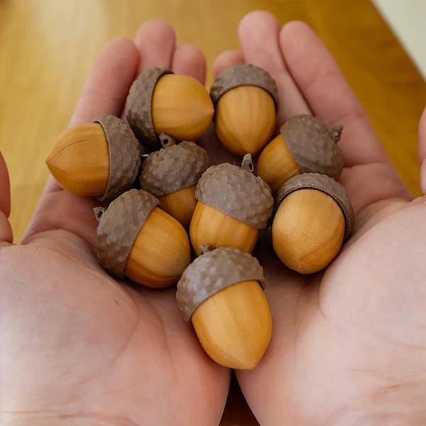 Agern Fidget Clicker Nøglering Lydløst Legetøj Bærbar Nøglering Taske