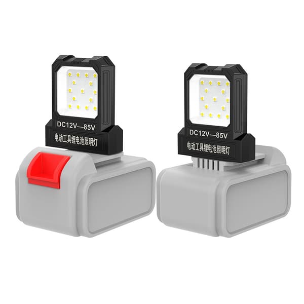 12V-85V Elværktøj med lithiumbatteri LED autoreparationsarbejde orange