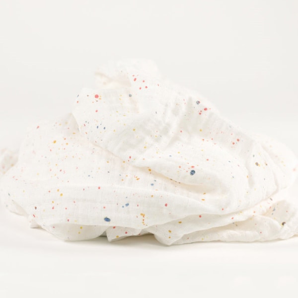 Speckles Baby Nyfödd Swaddle Wrap Spädbarnssängar Cotto