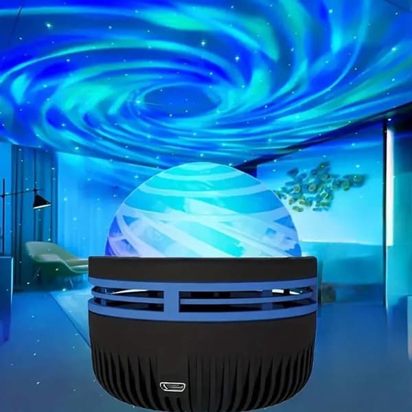 LED Nordlys Nattlys Stjerneklar Galakse Lysprojektor D A1 1PC