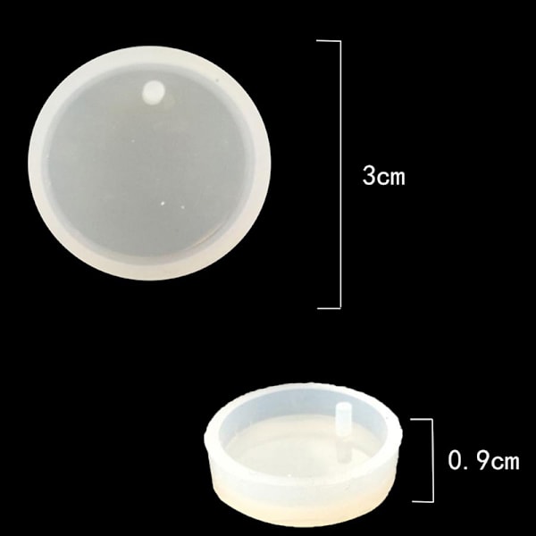 Ny Creative DIY Silikonform UV Lim AB Vanndråper Diamon 1set