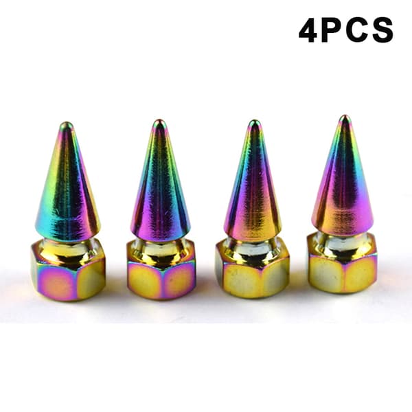 4/5 STK Dekkventilhetter Anodisert Aluminium Hjulventilhetter Tilbehør A28