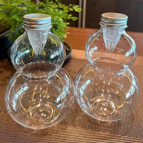 350/500 ml kalebassformade vattenflaskor för mjölkte, kaffe, juice straw 300ml