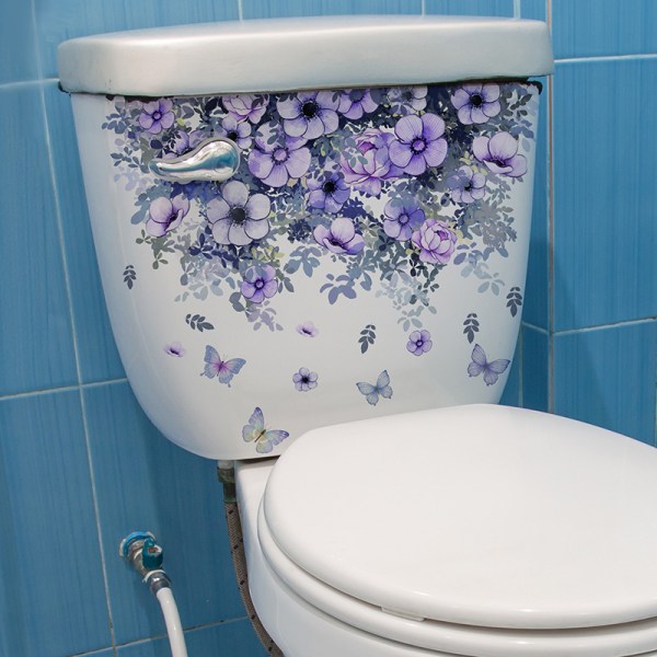Vinstockar Blommor Väggdekor Badrum Toalett Inredning Vardagsrum Cab