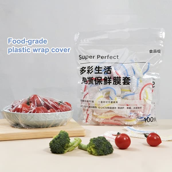 100/500 stk. engangs plastikkdekselfilm Fargerik plastfolie A12