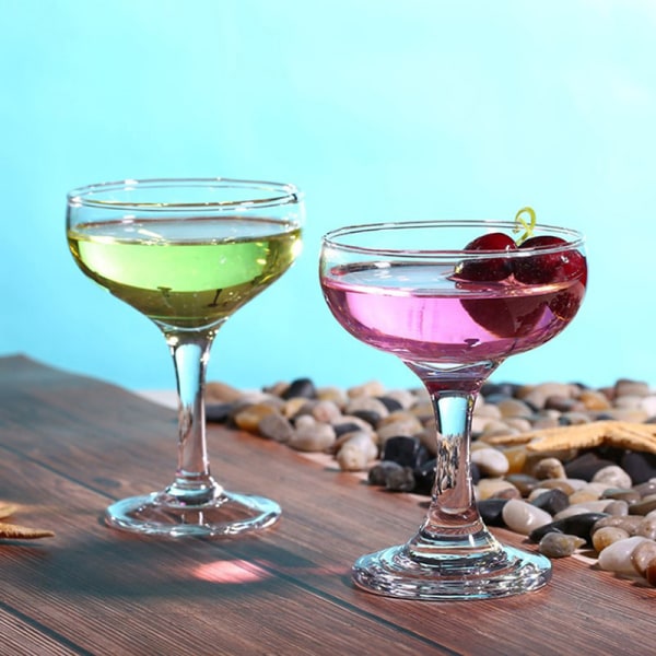 Gjennomsiktige Festkopper Disponibel Cocktail Drikkeglass Champa