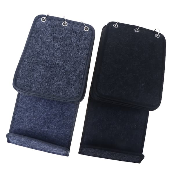 Nåledisplay Sider Holder Kalender Opbevaringsholder med 3 Ringbind Black