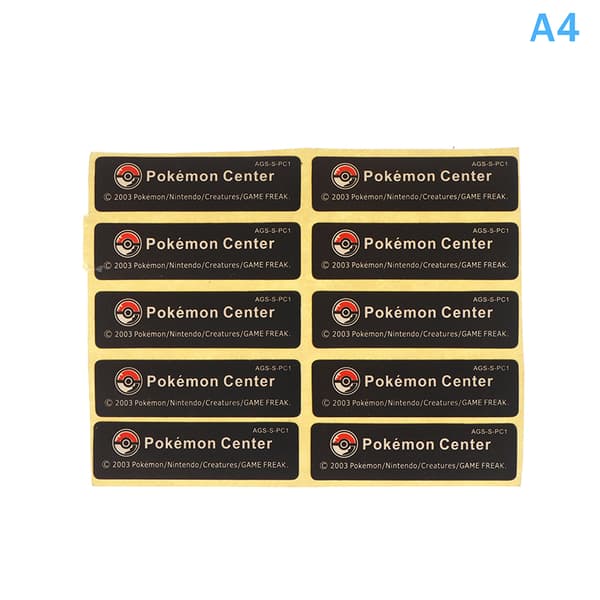 10 ark erstatningsmærkater til GBA GBC GBP GBA SP Gam A4
