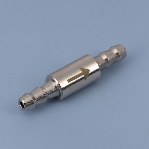 Tilbakeslagsventil for CO2-utstyr, vann for 4 mm rør, akvariumskontroll Silver