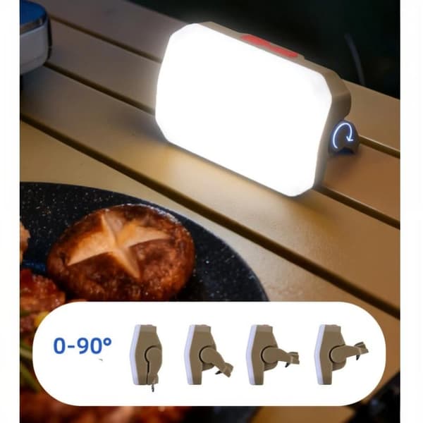 2-veis LED-campinglykt med høy lysstyrke 1200mAh utendørslys A2
