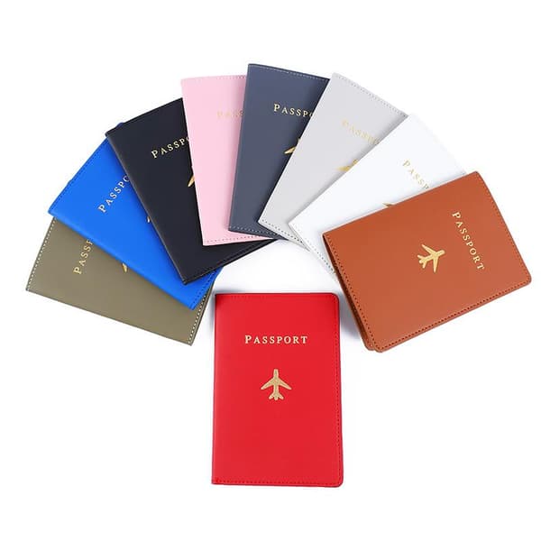 Vanntett passholderdeksel Reise PU-skinnkreditt A10