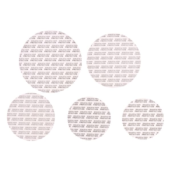 100 stk selvklebende skumforseglingsplugger for kosmetiske flasker 67mm