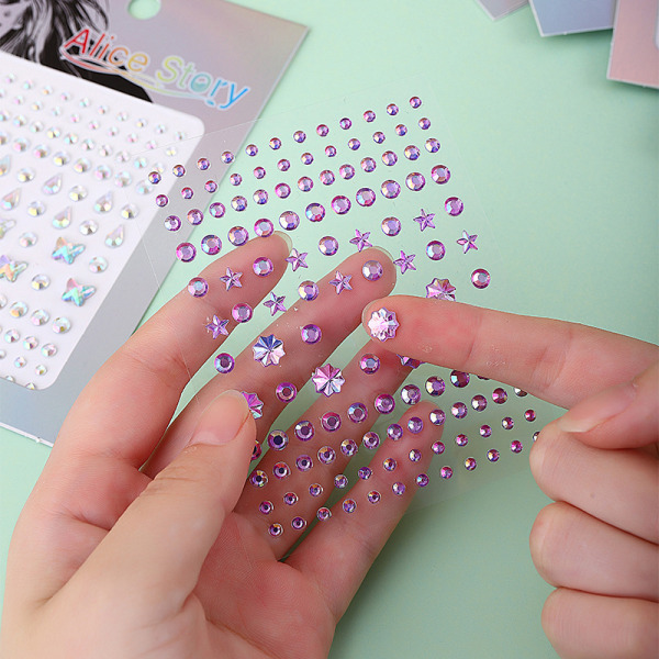 Face Gems Eye Jewels Festival Body Crystal Make Up Sticker Dia A8