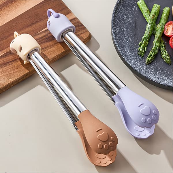 Kloformade klämmor e Tecknade måltidsklämmor Grillklämmor Smörgås Brown