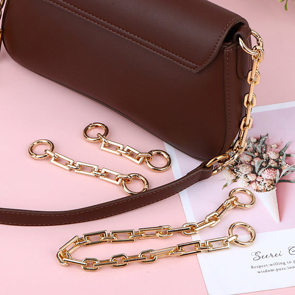Bag Extension Chain Crossbody Purse Chain Strap Handväska DIY Met 35.5CM