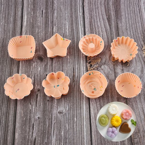 5 kpl / set silikoni mold Muffin cupcake molds tee-se-itse kakku A