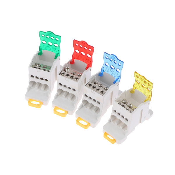 UKK80A Terminal Block Rail distribution Box Universal Electric Green