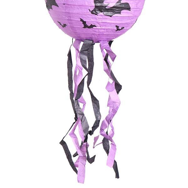 Halloween-paperilyhty kurpitsa hämähäkki kallo lepakko riippuva lyhty B