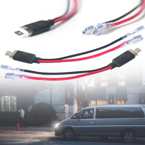 2 STK LED H1 Erstatningskabel for enkel omformer ledningsforbindelse