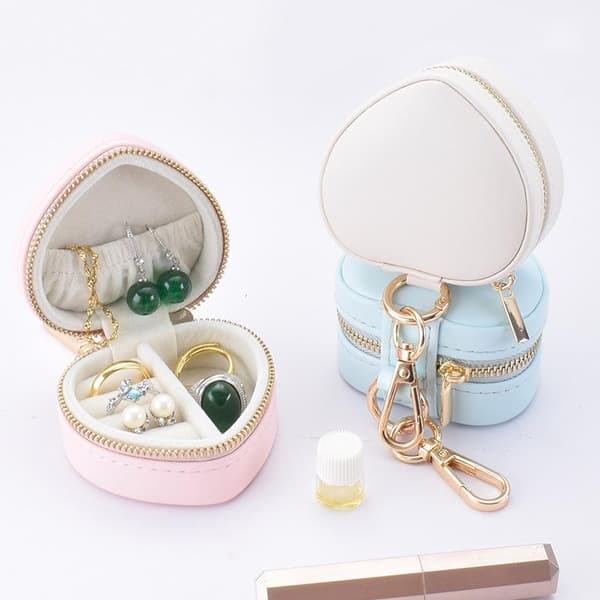 Mini smyckeskrin nyckelring Pink