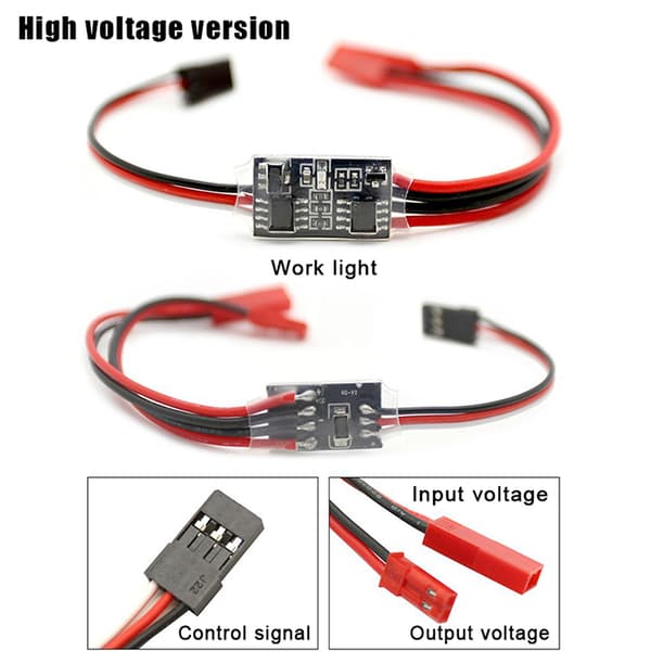 Fjärrkontroll Elektronisk Strömbrytare PWM Signalstyrenhet för RC D A2