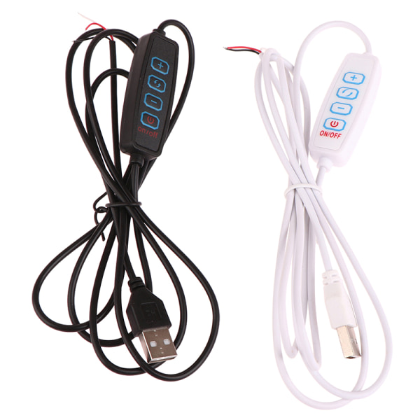 1,5 M USB 5 V LED kolmivärinen himmennys värikytkimen kaapeli Himmennin 4-K white