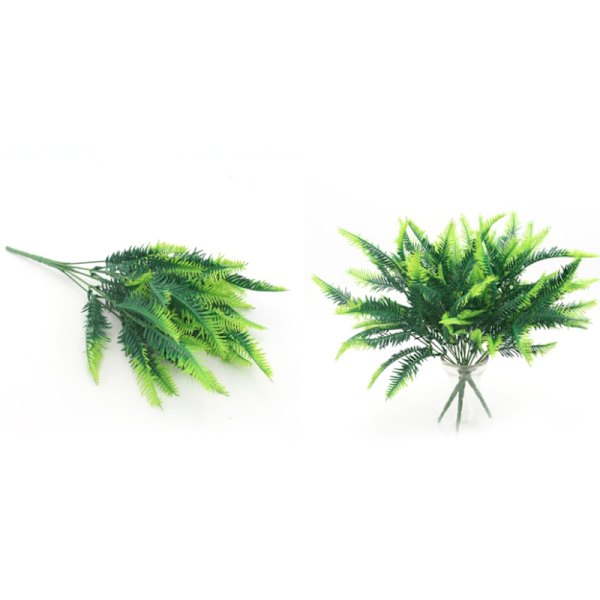 Kunstig s Leaf Løvverk Bush Hjemmekontor Hage Bryllup Deco H