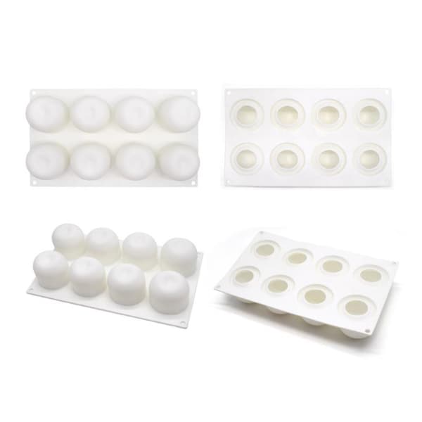 Silikonform for baking 3D fruktform sjokolade godteri såpe A2