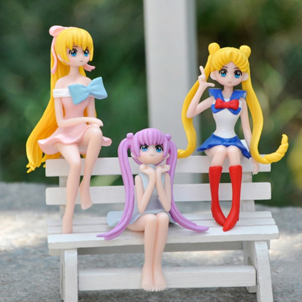 1kpl Anime Sailor Moon Kaunis tyttö Vesi Ice Moon Kawaii Anim A6