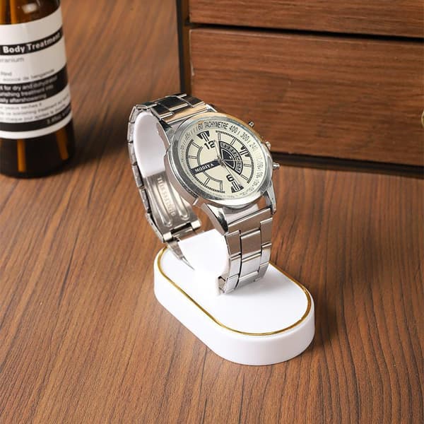 Hvid plastik ur display stand stabil ur display rack til A2