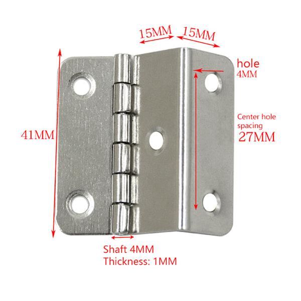 2kpl Kaapin sarana 41mm Ovi Matkatavarahuonekalut Korut Puulaatikko B