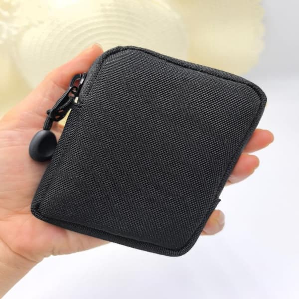 Mini EDC-påse Förvaringsficka Plånbok Polyester Myntväska Påse A1