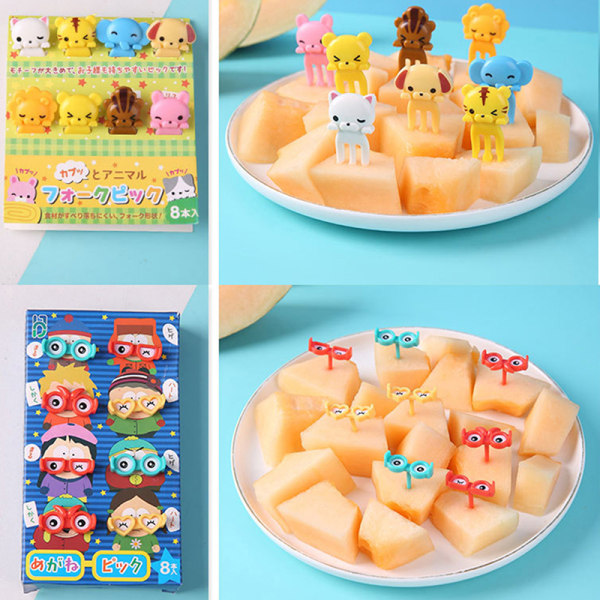 Bento kasvisastiat ja mini toddler hedelmähaarukat N2