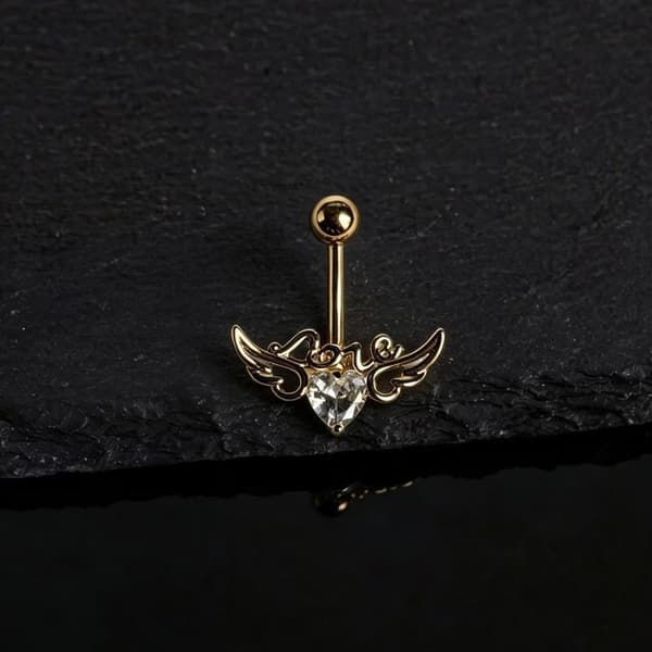 Änglavingar Navelpiercing Sexiga Navelpiercingar B A2