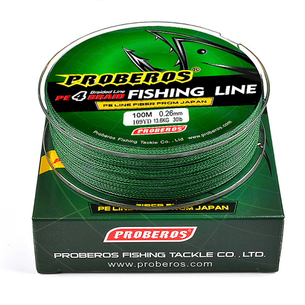 4 flätor 100m Dali Horse Fishing Line Gul/Blå/Röd/Grå/Grö gray 2.5/30LB