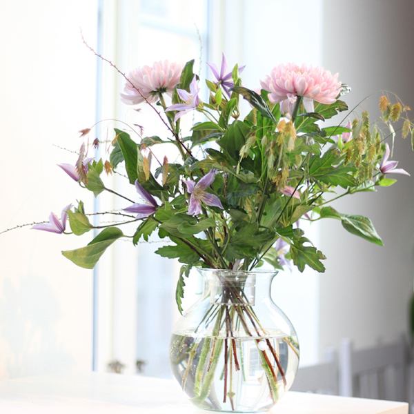 Spiral Ikebana Stjälk Blomhållare För Vas Hem Bekväm Fixe L
