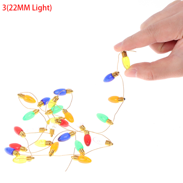 1M Dukkehus Miniature Festival dekorative lampesnor Lys 3(22MM Light)