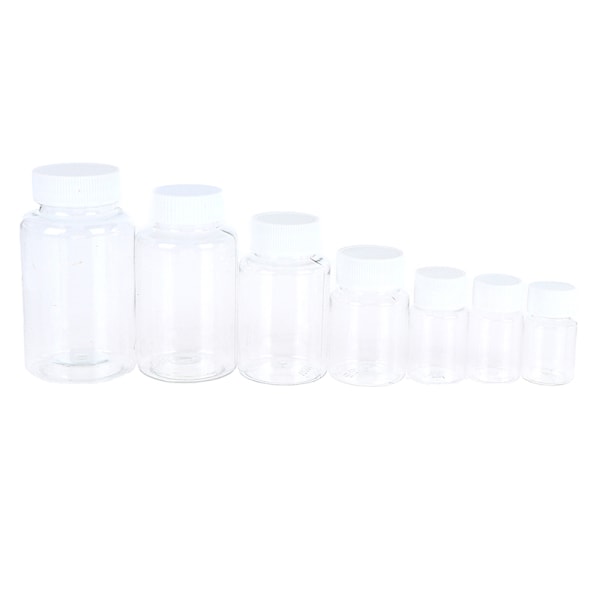 15ml/20ml/30ml/100ml Plastik PET Gennemsigtige Tomme Forseglingsflasker Faste 50