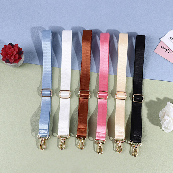 Taske Strap Til Skulder Håndtasker Nylon Skulder Håndtaske Taske Acce White