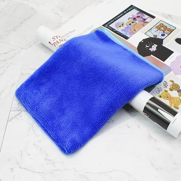 1 stk genanvendelig ansigtsrensehandske mikrofiberklud makeupfjerner Gray