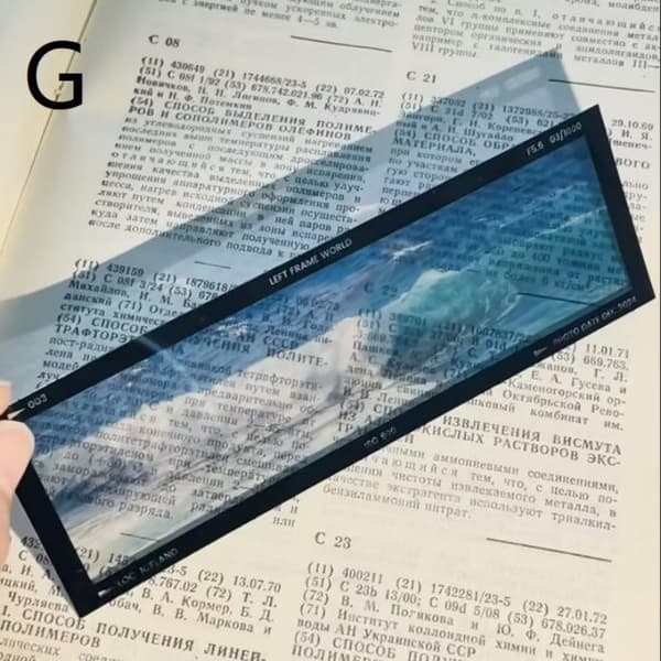 Konstnärlig Ocean Tema Boksidklämma Akryl Transparent Oc F
