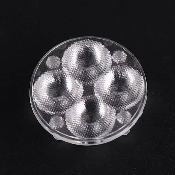 Hög effekt LED-lins 10/30/60 grader reflektor kollimator akryl