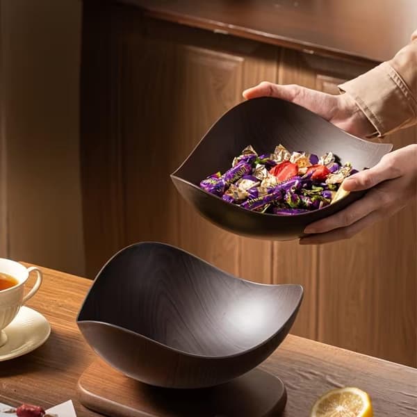 1 stor plastik festbord salat frugtskål B