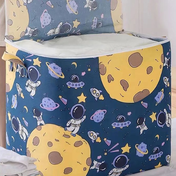 Tøjopbevaringsbeholdere e Teddy Bear Quilt Opbevaringspose Garderobe Så 180L