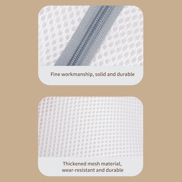 BH Vaskepose Undertøj Rengøring Anti-Distortion Mesh Taske Til Light Gray