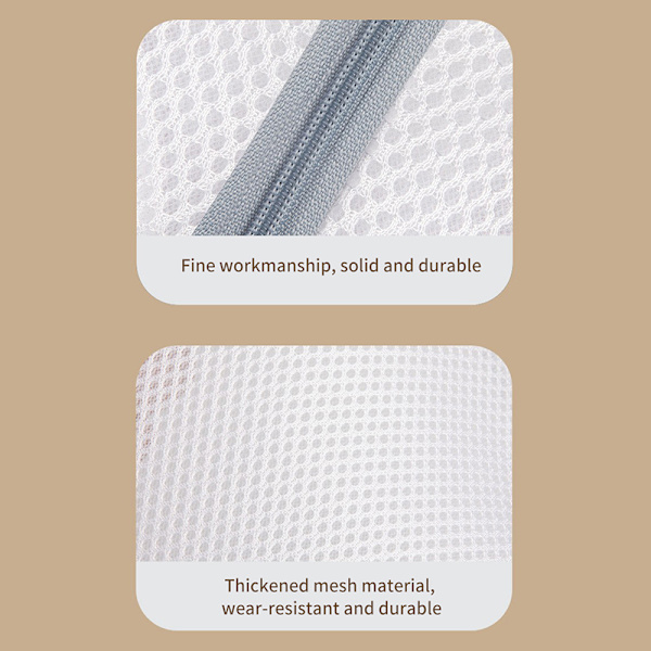 BH Vaskepose Undertøy Rengjøring Anti-Distortion Mesh Bag For Light Gray
