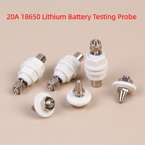 1/3 par 18650 lithium batteri testprobe 20A probe positiv 1set