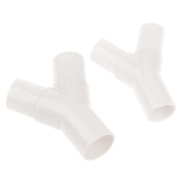 1 st PVC-plast Y-typ T-rör Y-grenrör Vattenrör Dropplåda 16 mm 20mm