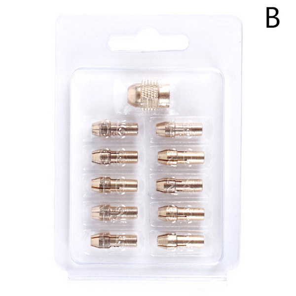 10/11 st Mini borrhylsa Chuck 0,5-3,2 mm Diameter 4,8 mm skaft C (11pcs)
