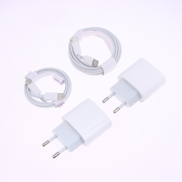 1 sæt 20W USB C EU PD hurtigoplader til telefon 15 16 Pro Max 15 1 A1